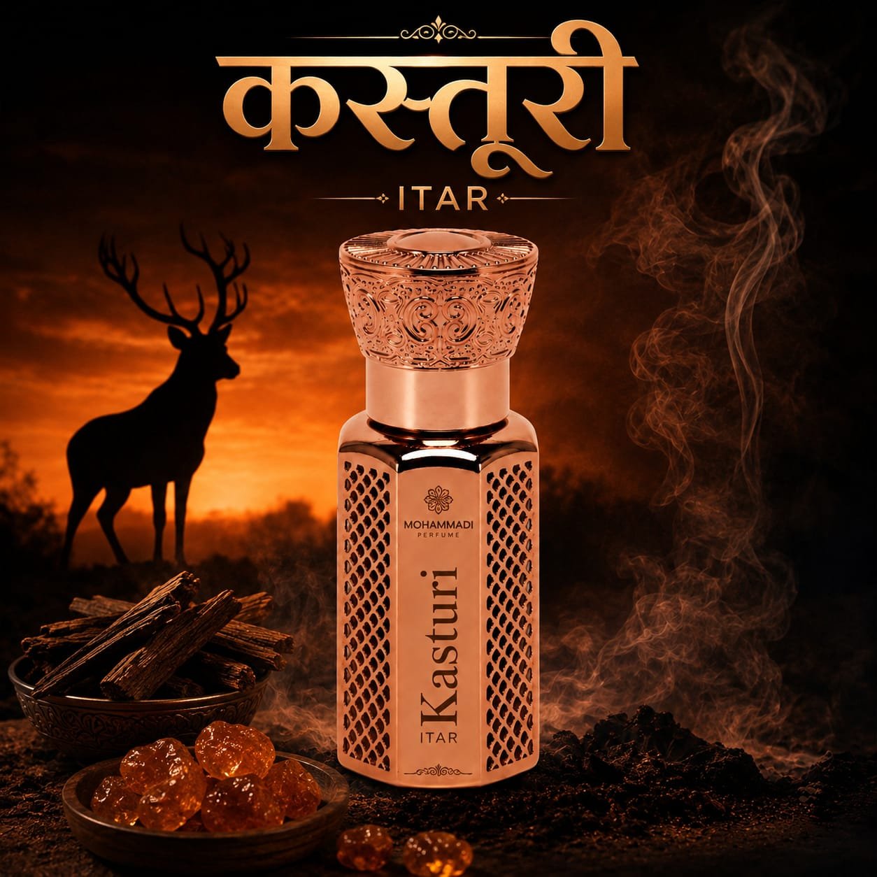 kasturi men Kasturi Mohammadi Perfume Luxury Attar perfume, - Image 1